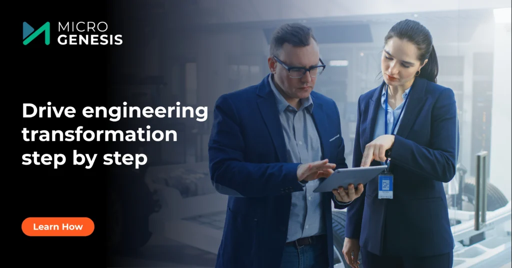 Drive engineering transformation step by step