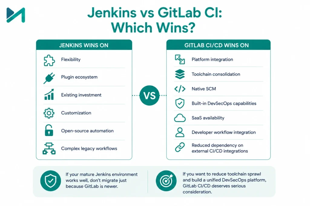 Jenkins vs GitLab CI: Which Wins?
